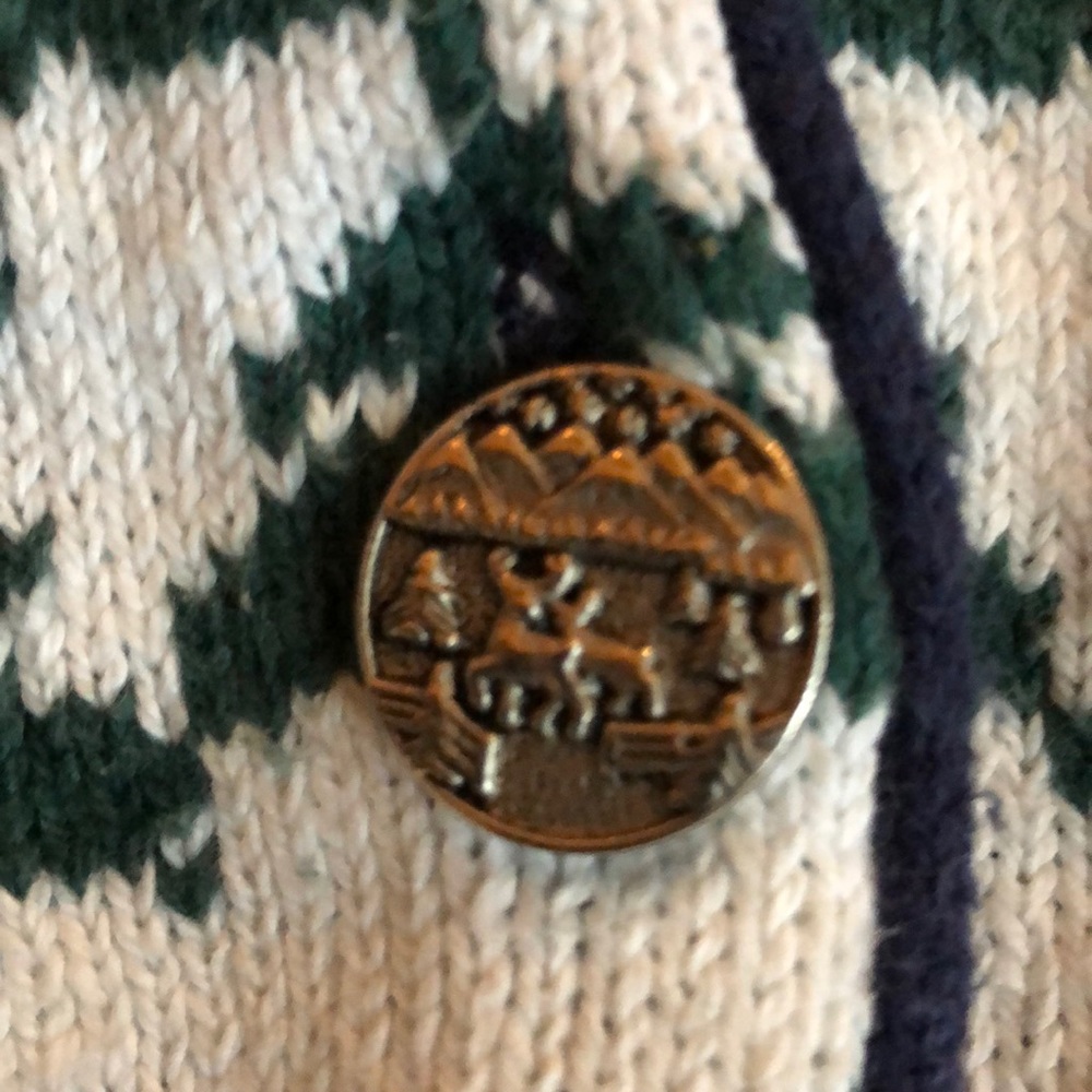 Vintage Christmas sweater vest and 2 turtlenecks - Picture 2 of 6